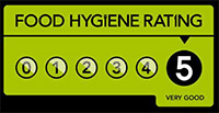 Sandown Manor Bed and Breakfast has a 5 Star Food Hygiene Award